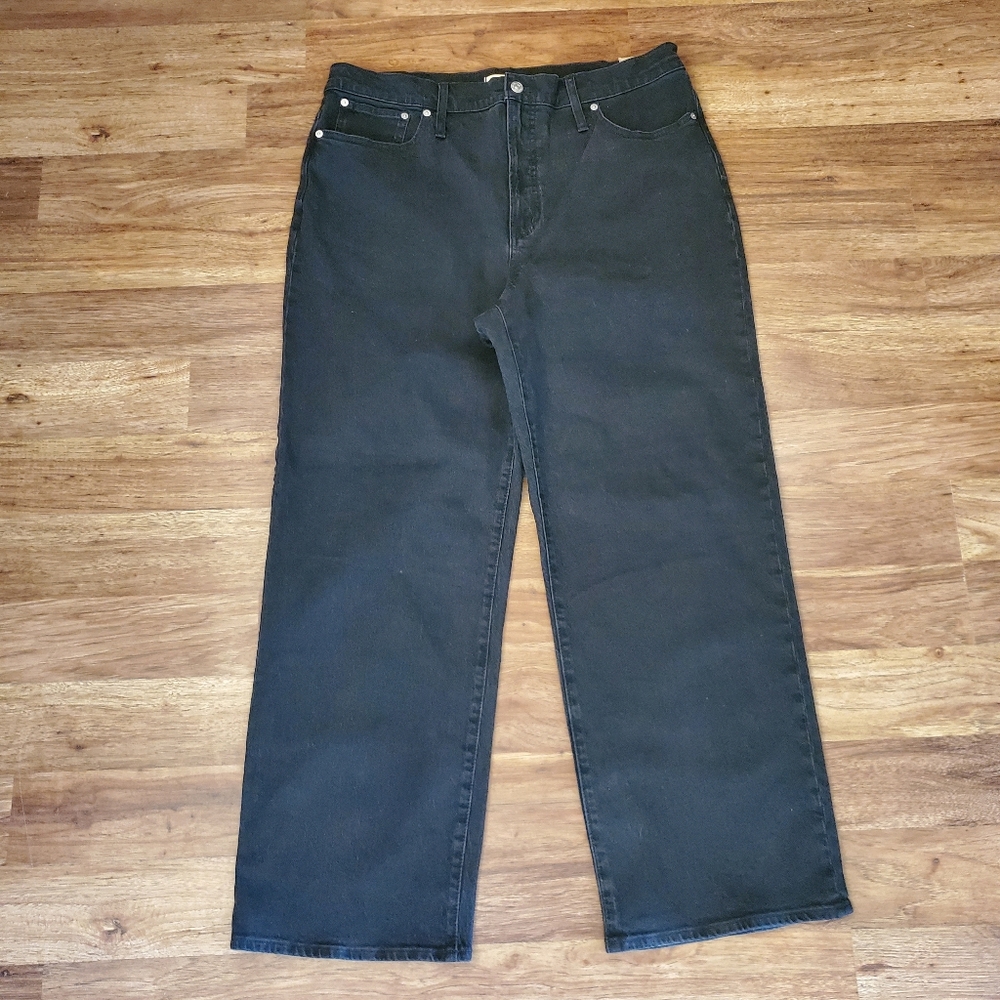 NEW Madewell Size 30 The Perfect Vintage Wide-Leg Jean